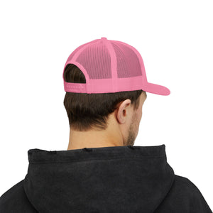 Cotton Snapback Trucker Cap - Conestoga Cowboys (black logo)
