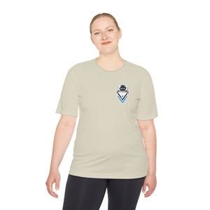 Unisex Moisture Wicking Tee - Militia (small logo)