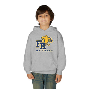 Youth Heavy Blend Hooded Sweatshirt - Franklin Regional Devo (front logo)