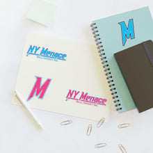 NY Menace Hockey Logo Sticker Sheet