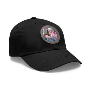 CHOPS - Dad Hat with Leather Patch (Round)