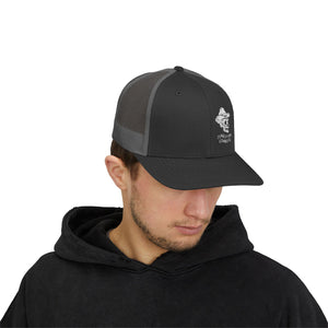 Cotton Snapback Trucker Cap - Conestoga Cowboys (white logo)