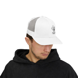 Cotton Snapback Trucker Cap - Conestoga Cowboys (black logo)