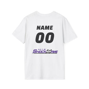 Unisex Softstyle T-Shirt - Front Logo & Customizable Back Name/Number