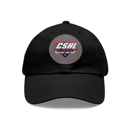 CSHL Roller - Dad Hat with Leather Patch (Round)