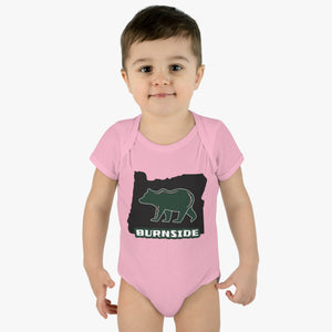 BURNSIDE BEARS  Infant Baby Rib Bodysuit