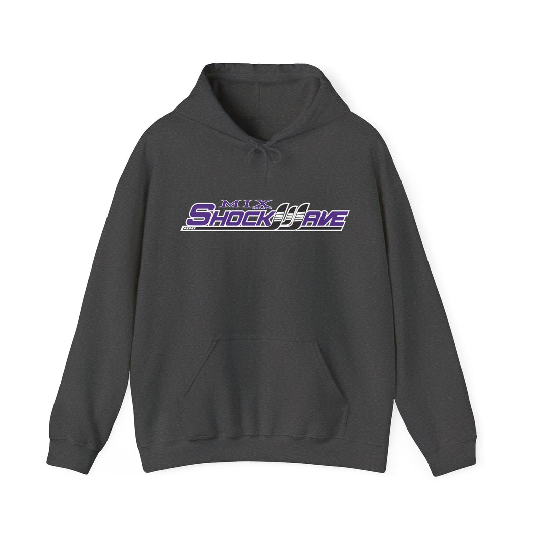 Unisex Hooded Sweatshirt - Mix Sports Shockwave (front and back logos)