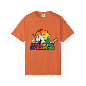Drunken Unicorn Unisex Garment-Dyed T-shirt - PBH