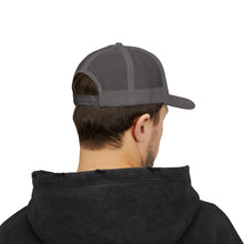 Embroidered Snapback Trucker Cap - Shockwave