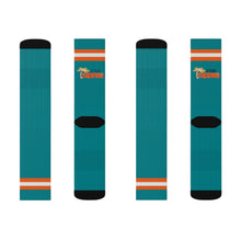 Tropics Sublimation Socks - Blue