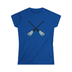 Making Waves - Women's Softstyle Tee - Paddle