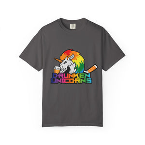 Drunken Unicorn Unisex Garment-Dyed T-shirt - PBH