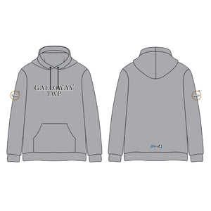 Galloway Twp Stitched Cotton Hoodie (HSBH NJ MS) (2 color options)