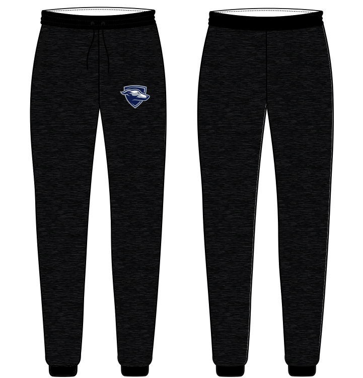Greyhounds Stitched Cotton Joggers