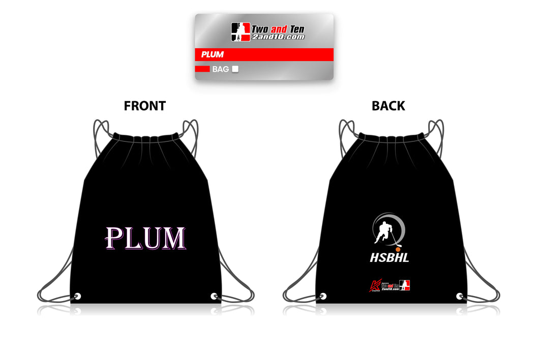 Plum Drawstring Bag (HSBH PA HS)