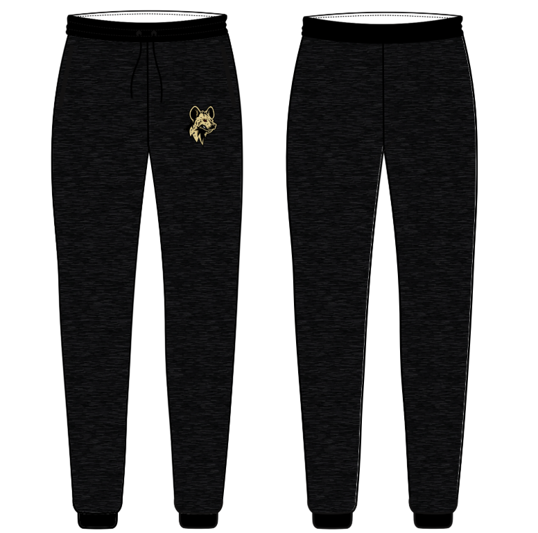 Hyenas Stitched Cotton Joggers