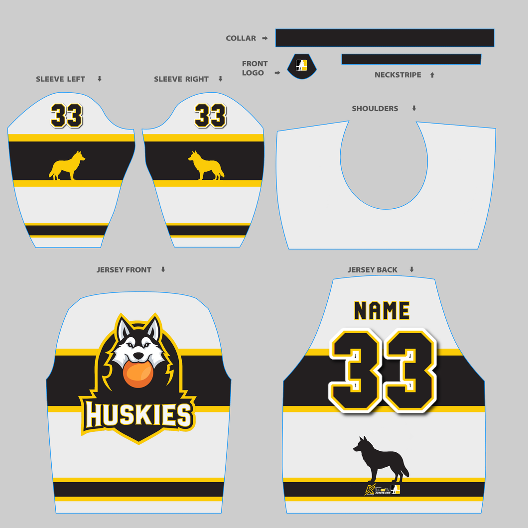 Michigan Broomball Club- White Jersey