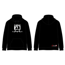 Red Rock Black Out Stitched Cotton Hoodie