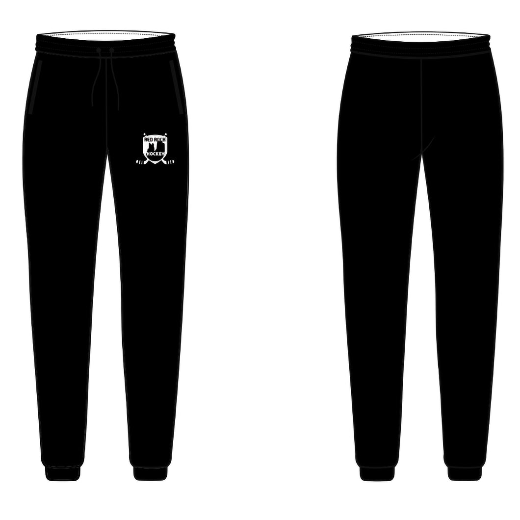 Red Rock Black Out Stitched Cotton Joggers