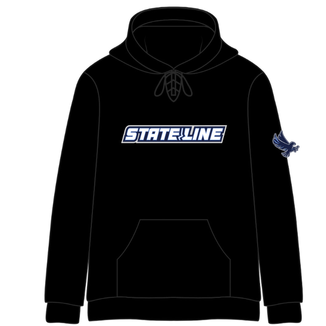 Stateline Stitched Cotton Hoodie (3 color options) - Word Logo