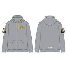 Team Pitt Travel Cotton Stitched Full Zip Hoodie (Customizable)