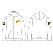 Team Pitt Travel Cotton Stitched Full Zip Hoodie (Customizable)