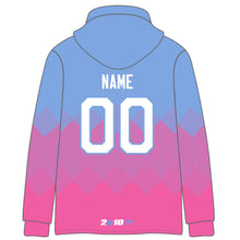 Stateline Sublimated Hoodie - Pink/Blue (Customizable)