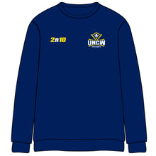 UNCW Hockey Navy Cotton Crewneck Sweatshirt