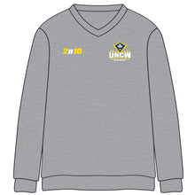 UNCW Hockey Melange Cotton V-Neck Sweatshirt (2 color options)