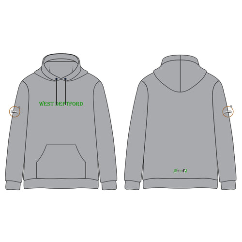 West Deptford Stitched Cotton Hoodie (HSBH NJ HS) (2 color options)