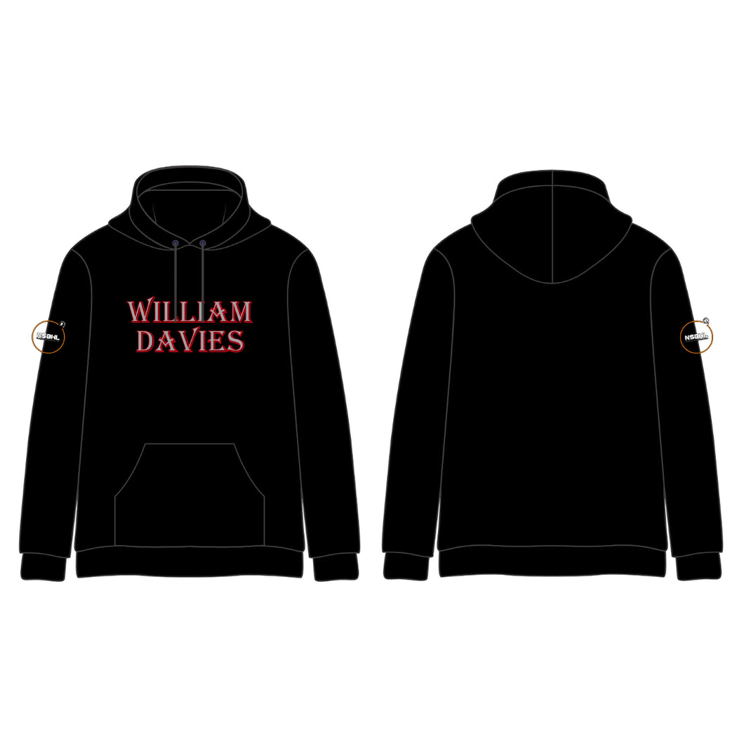 William Davies Stitched Cotton Hoodie (HSBH NJ MS) (2 color options)