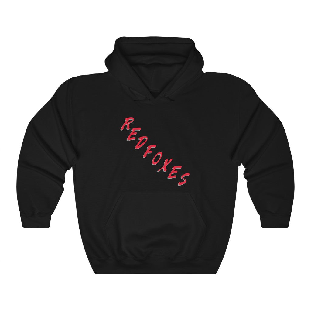 2 SIDED Fan Gear Hoodie - 12 COLOR RED FOXES