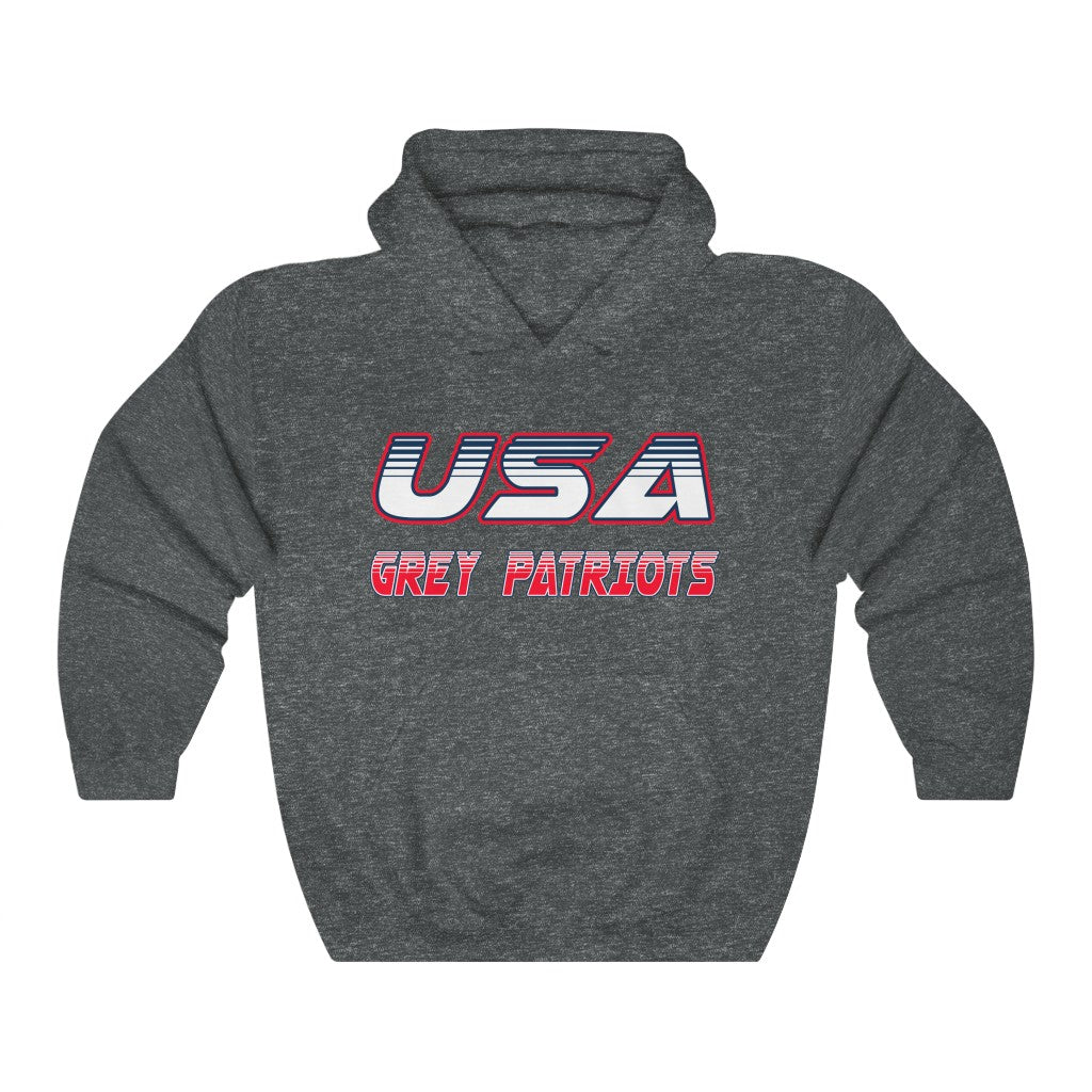 Unisex Heavy Blend™ Hooded Sweatshirt 12 COLOR - GREY PATRIOTS