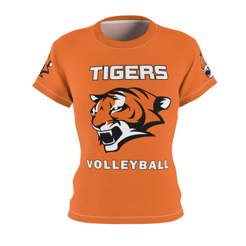 CUSTOMIZABLE Women's Sublimated Cut & Sew Tee tigers volleyball