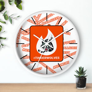 Wall clock - Tinderwolves