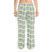 Women's Pajama Pants (AOP) PT LAX (WHITE)