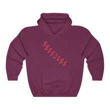 2 SIDED Fan Gear Hoodie - 12 COLOR RED FOXES