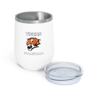 12oz Insulated Wine Tumbler Tigers Volleyball