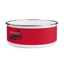 DOG WATER  BOWL- RED FOXES