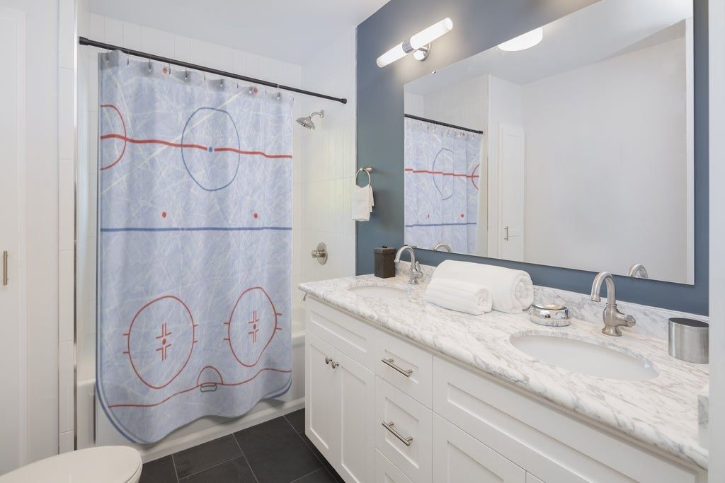 Home Rink Décor Shower Curtains