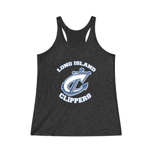 Women's Tri-Blend Racerback Tank-  2 COLOR - CLIPPERS