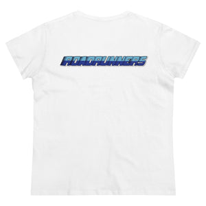 Women's Heavy Cotton Tee-  road runners