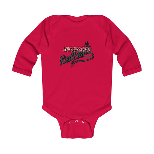 Infant Long Sleeve Bodysuit - 8 COLORS RED FOXES