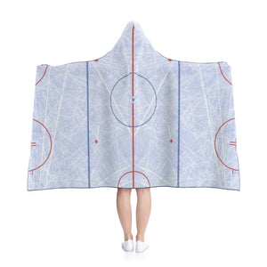 Home Rink Décor Hooded Blanket