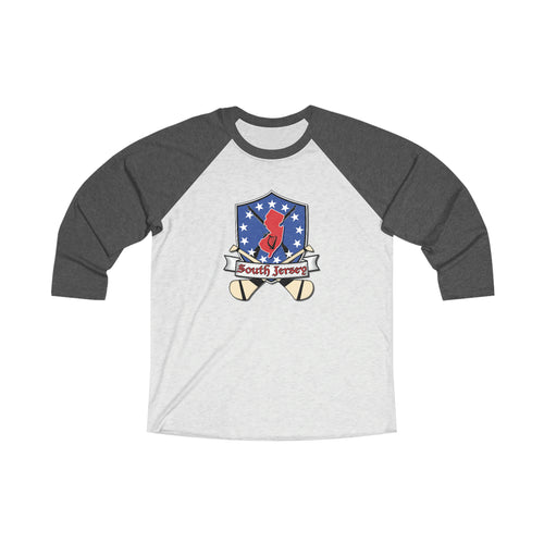 SJ HURLING Unisex Tri-Blend 3/4 Raglan Tee