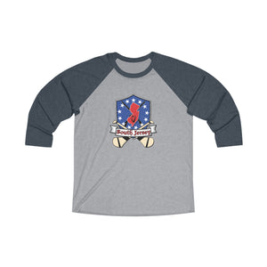 SJ HURLING Unisex Tri-Blend 3/4 Raglan Tee