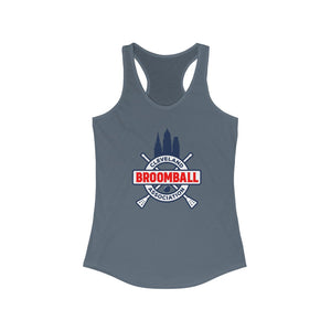 Women's Ideal Racerback Tank - Cleveland Broomball