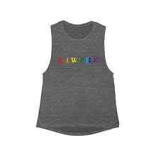 GJWTHF Women's Flowy Scoop Muscle Tank