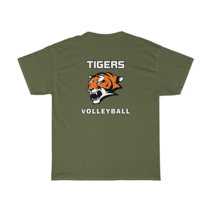 Unisex Heavy Cotton Tee Tigers Volleyball