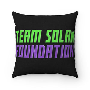 Team Solan Spun Polyester Square Pillow